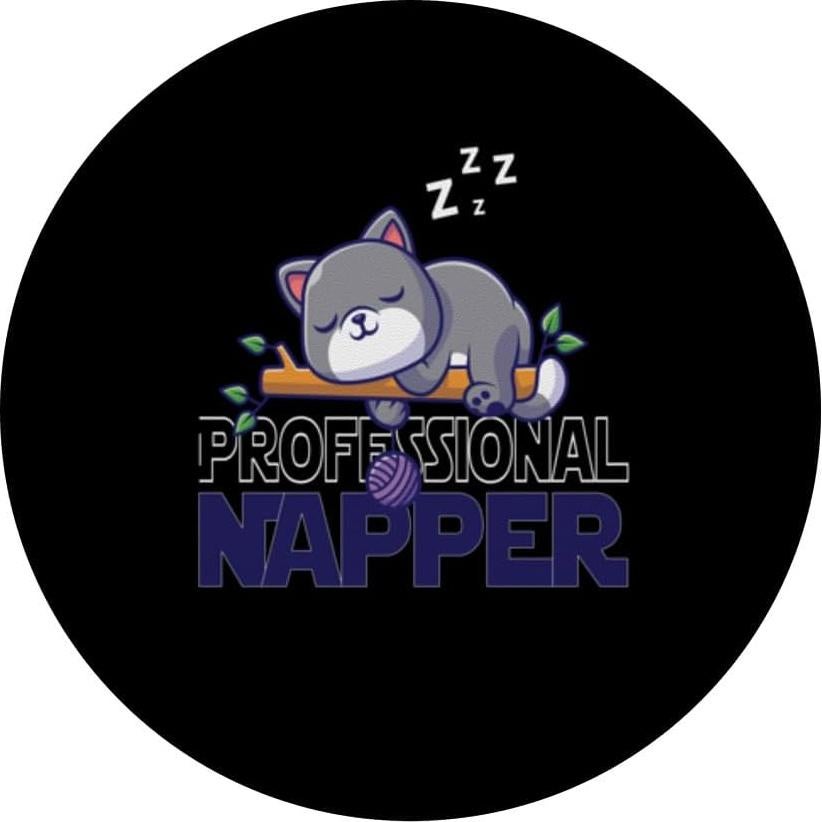 PopGrip estándar PopSockets gato amante de los gatos negro