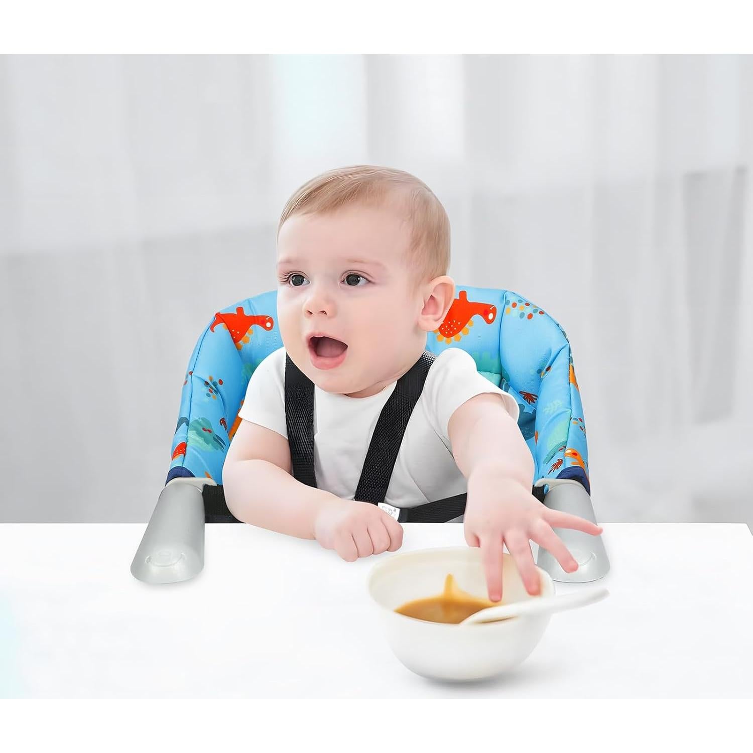 Silla Alta Portátil PandaEar Clip On para Bebé - 1.85 kg