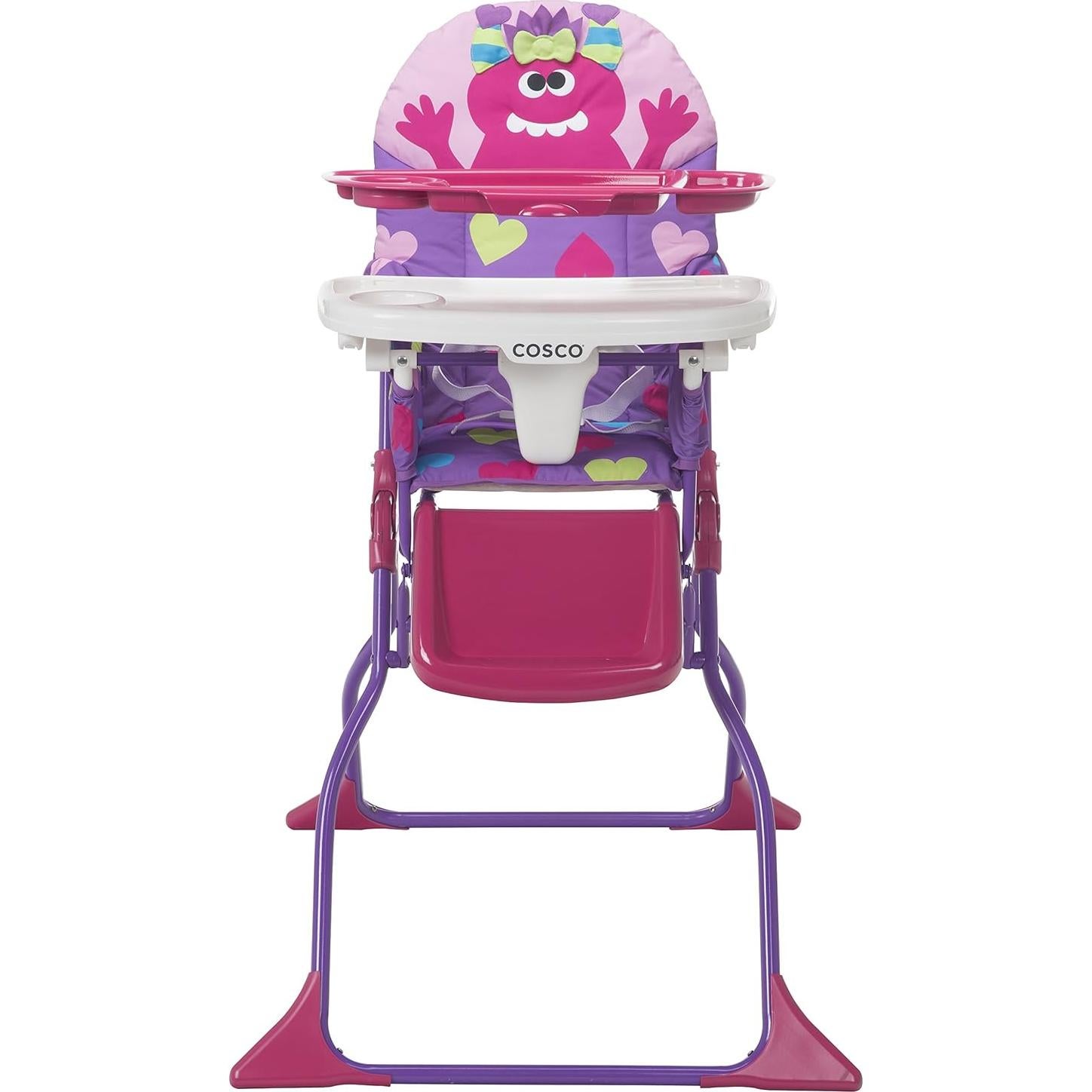 Silla Alta Plegable Cosco Monstruo Shelley para Bebés