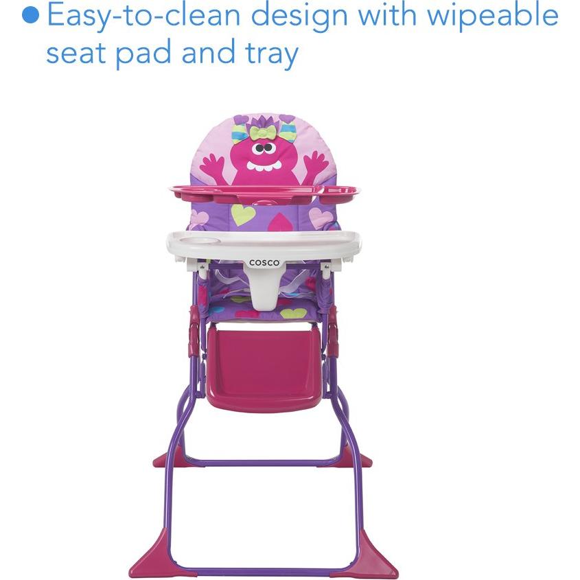 Silla Alta Plegable Cosco Monstruo Shelley para Bebés