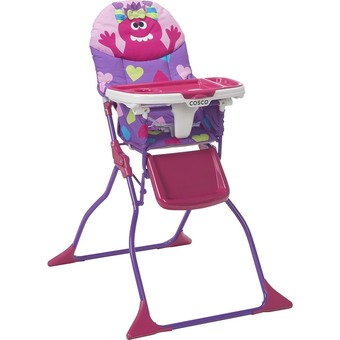 Silla Alta Plegable Cosco Monstruo Shelley para Bebés