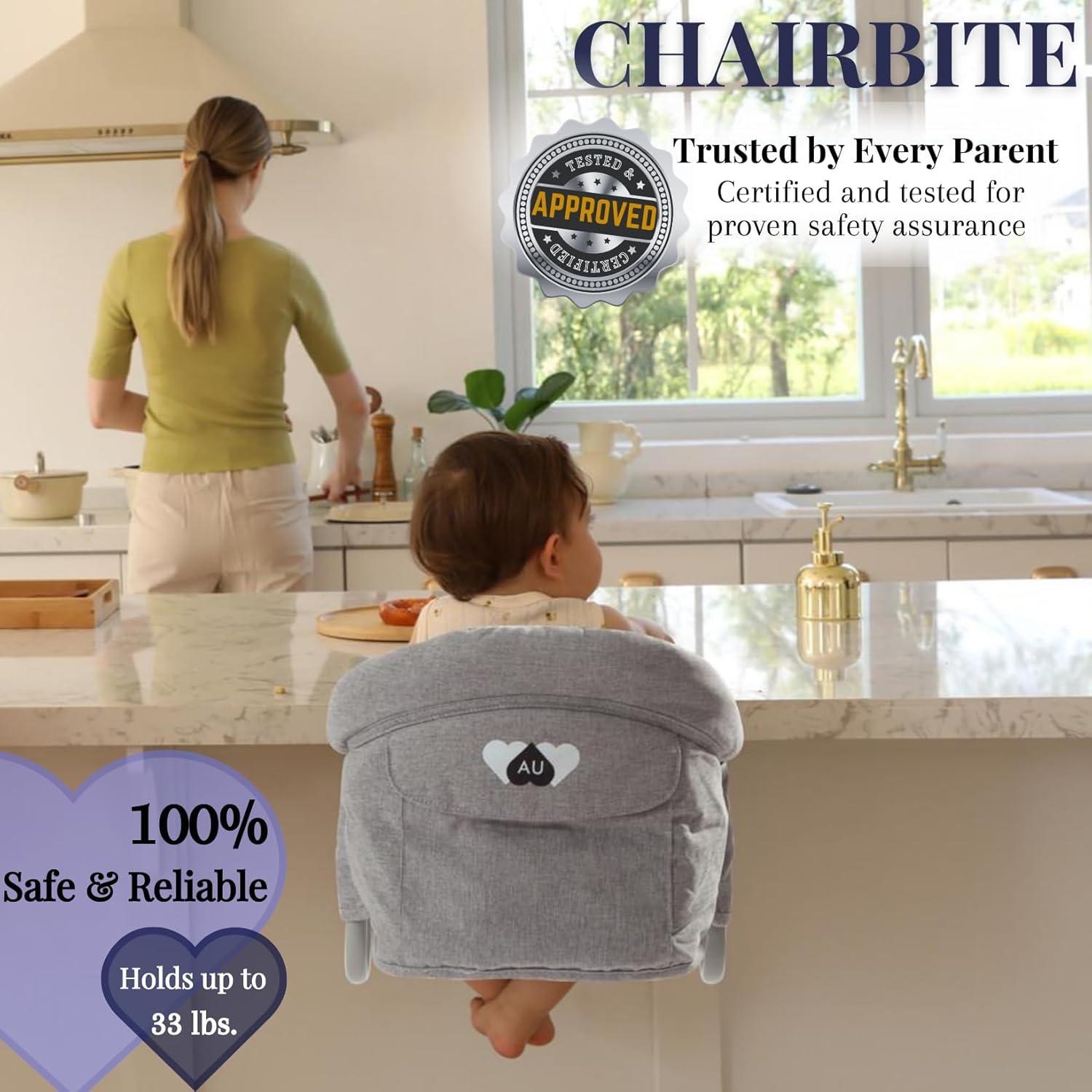 Silla Alta Clip-On ChairBite - Asiento Portátil para Bebés