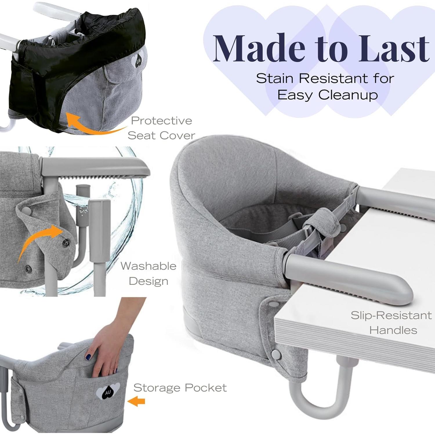 Silla Alta Clip-On ChairBite - Asiento Portátil para Bebés