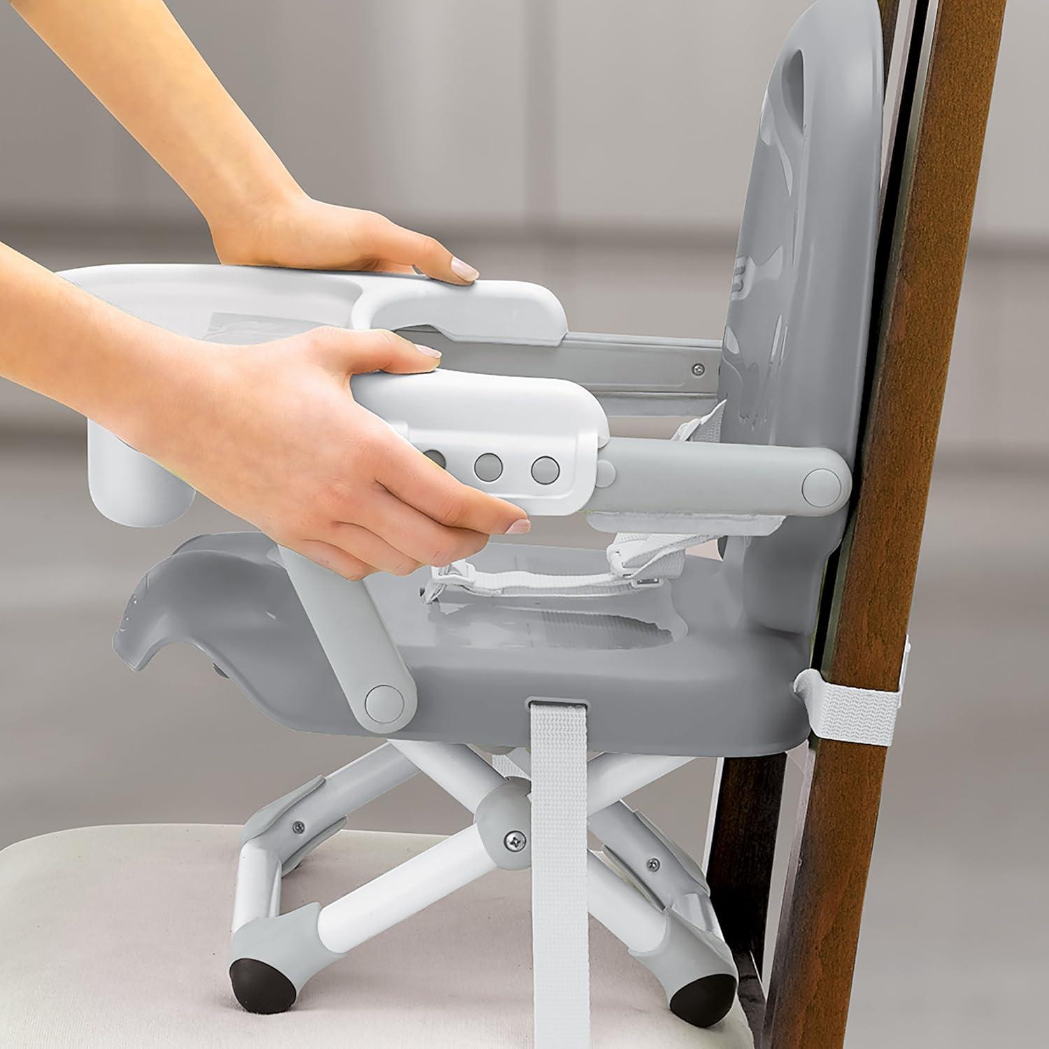 Asiento Elevador Chicco Pocket Snack Portátil 22.68 kg Gris