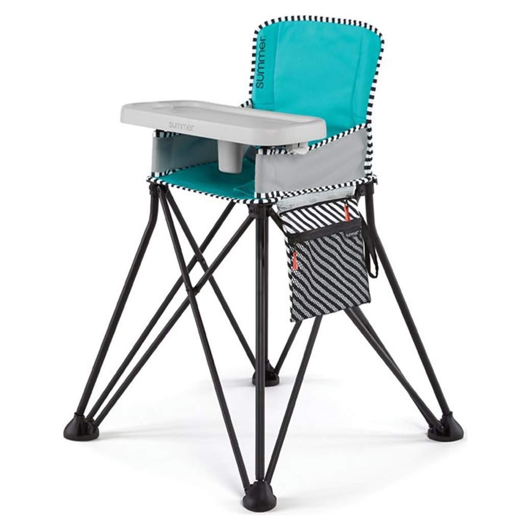 Trona Portátil Bright Starts Pop 'n Sit SE Aqua 20.4 kg