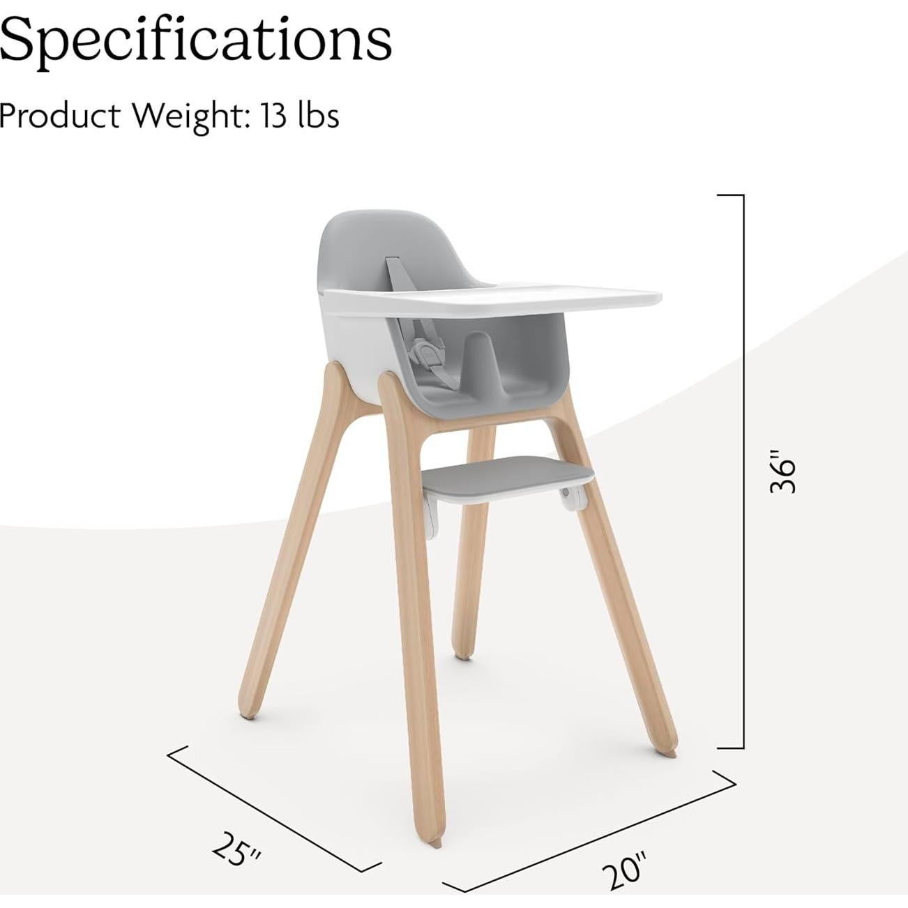 Silla Alta UPPAbaby Ciro Chloe - Diseño Elegante y Fácil de Limpiar