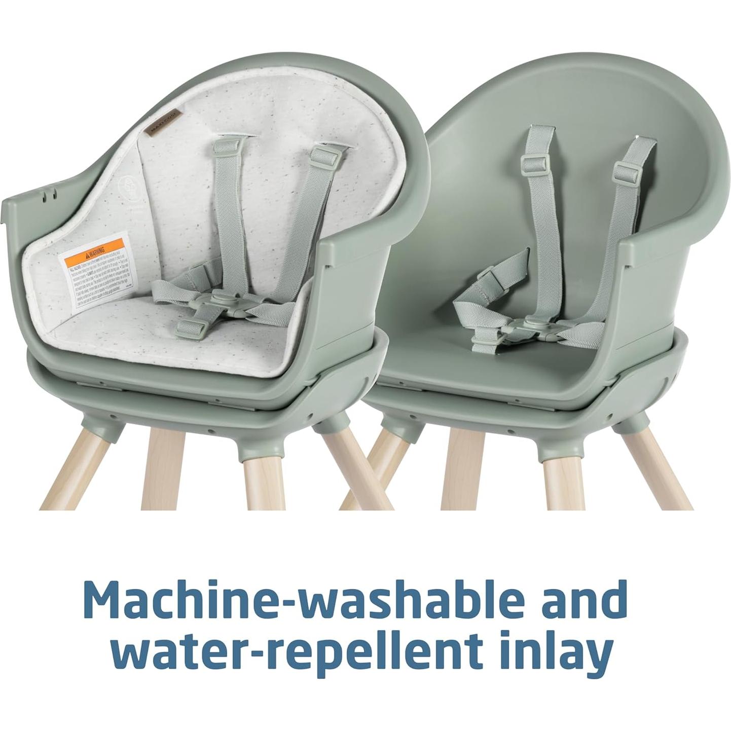 Silla Alta Maxi-Cosi Moa 8-en-1 Verde Clásico Lavable