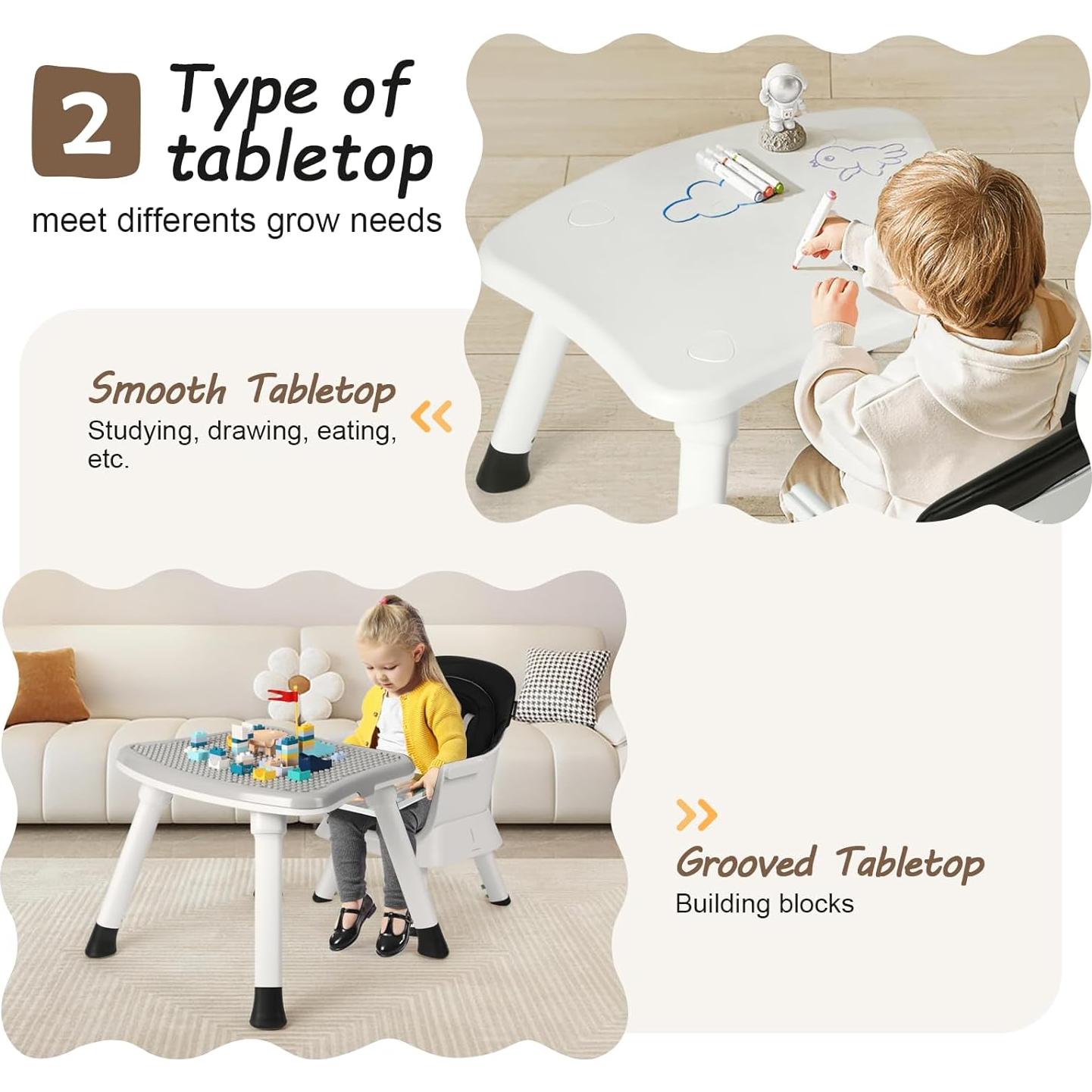 Silla Alta Multifuncional Cowiewie 8 en 1 para Bebés - Negro