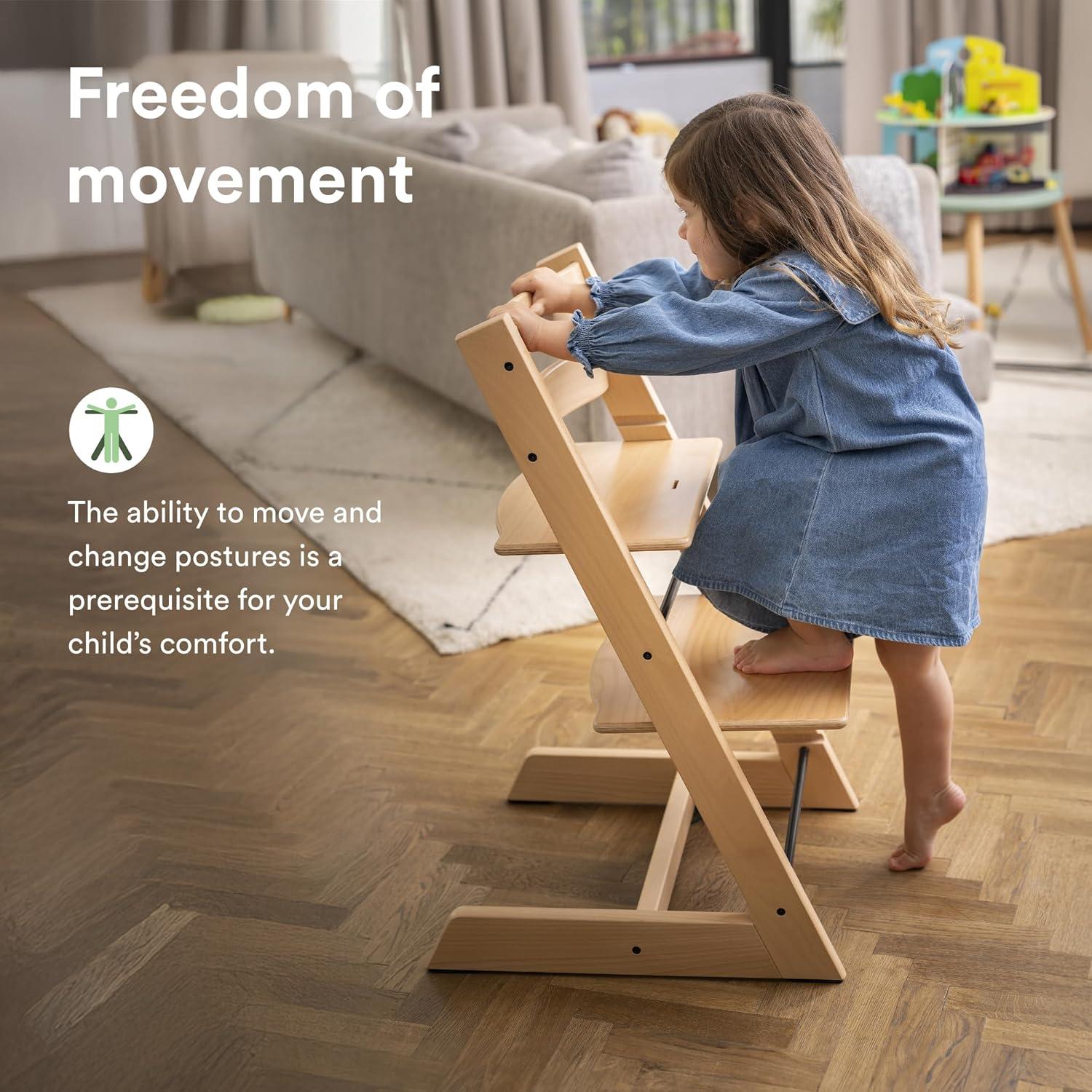 Silla Tripp Trapp Stokke Natural Ajustable Ergonómica