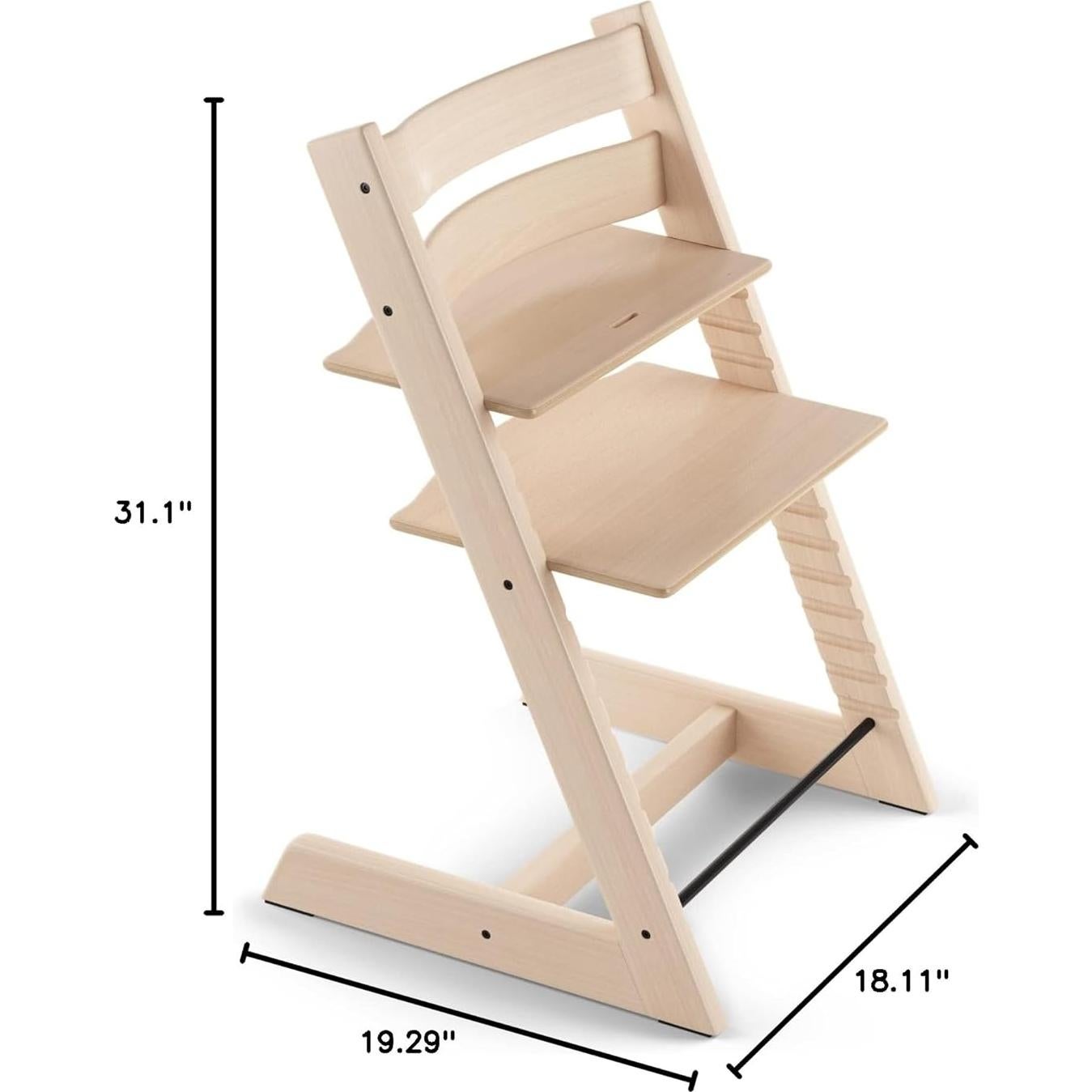 Silla Tripp Trapp Stokke Natural Ajustable Ergonómica