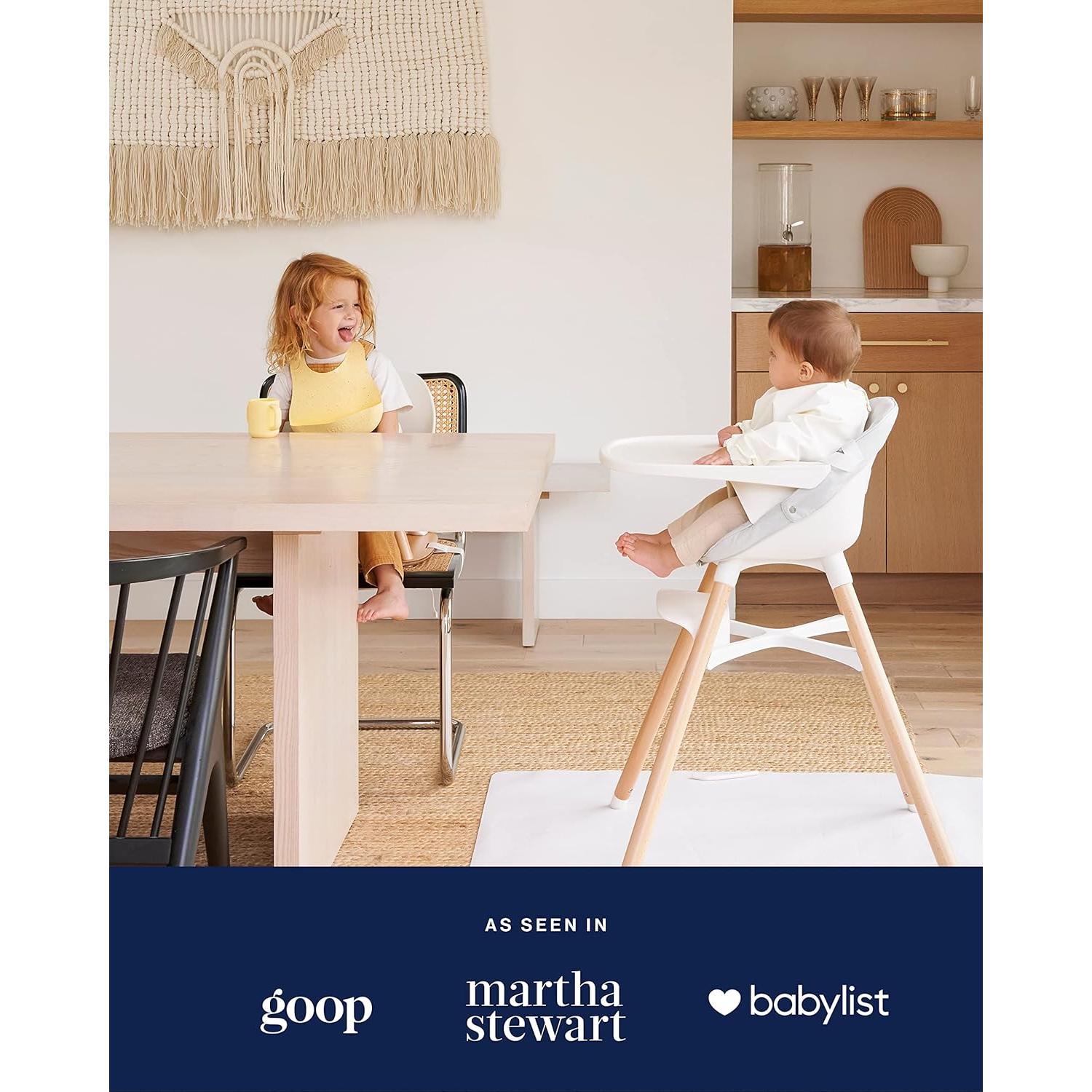 Silla Alta Convertible Lalo 3-en-1 para Bebés Salvia