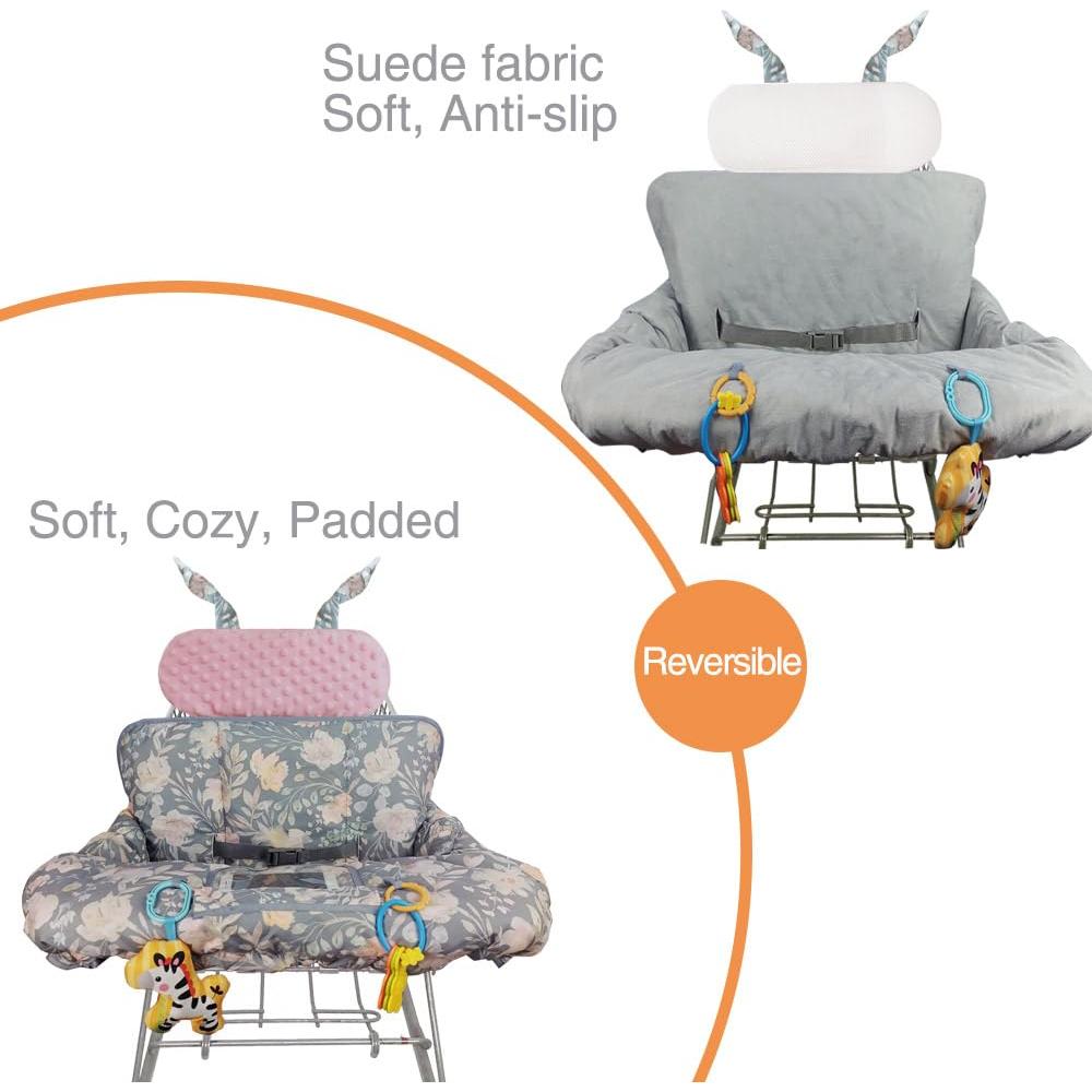 Cubierta de carrito de compras ICOPUCA 2 en 1 con cojín extra