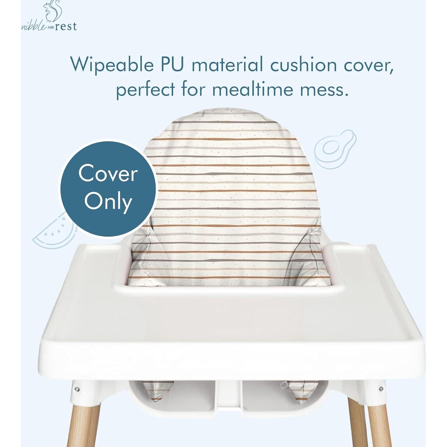 Cubierta de Silla Alta Nibble and Rest para IKEA Antilop - Lavable