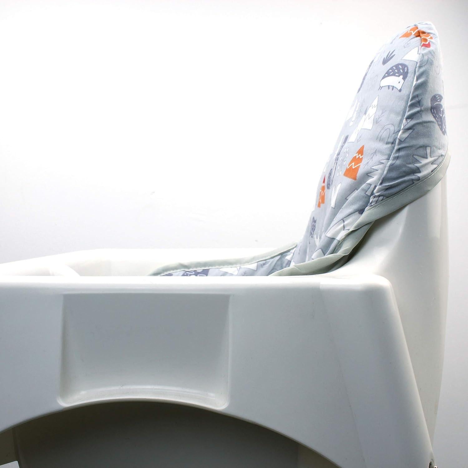 Cubierta Acolchada ZARPMA para Trona Antilop IKEA - Bosque Gris