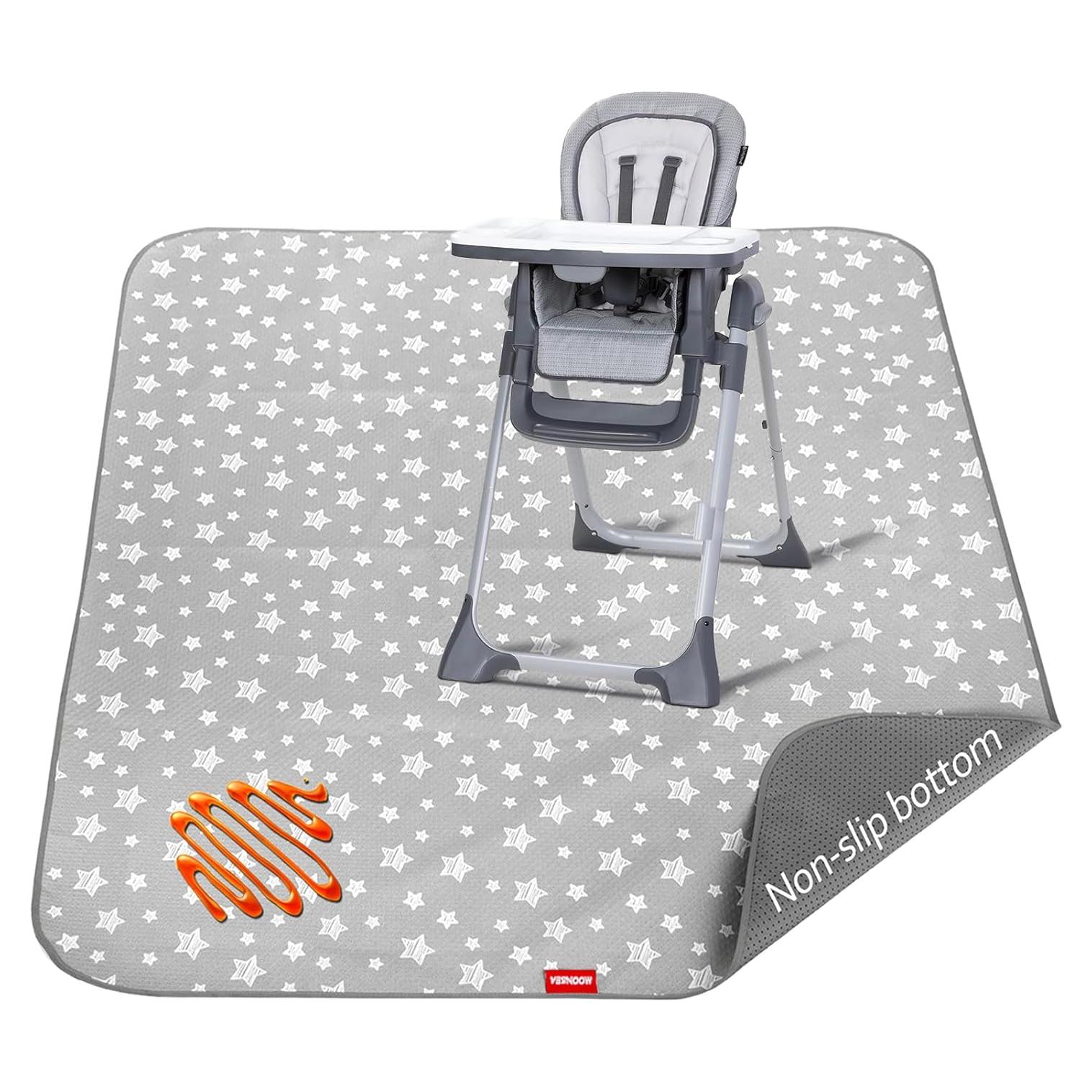Splat Mat Moonsea 106.68x116.84 cm Estrella Gris Antideslizante