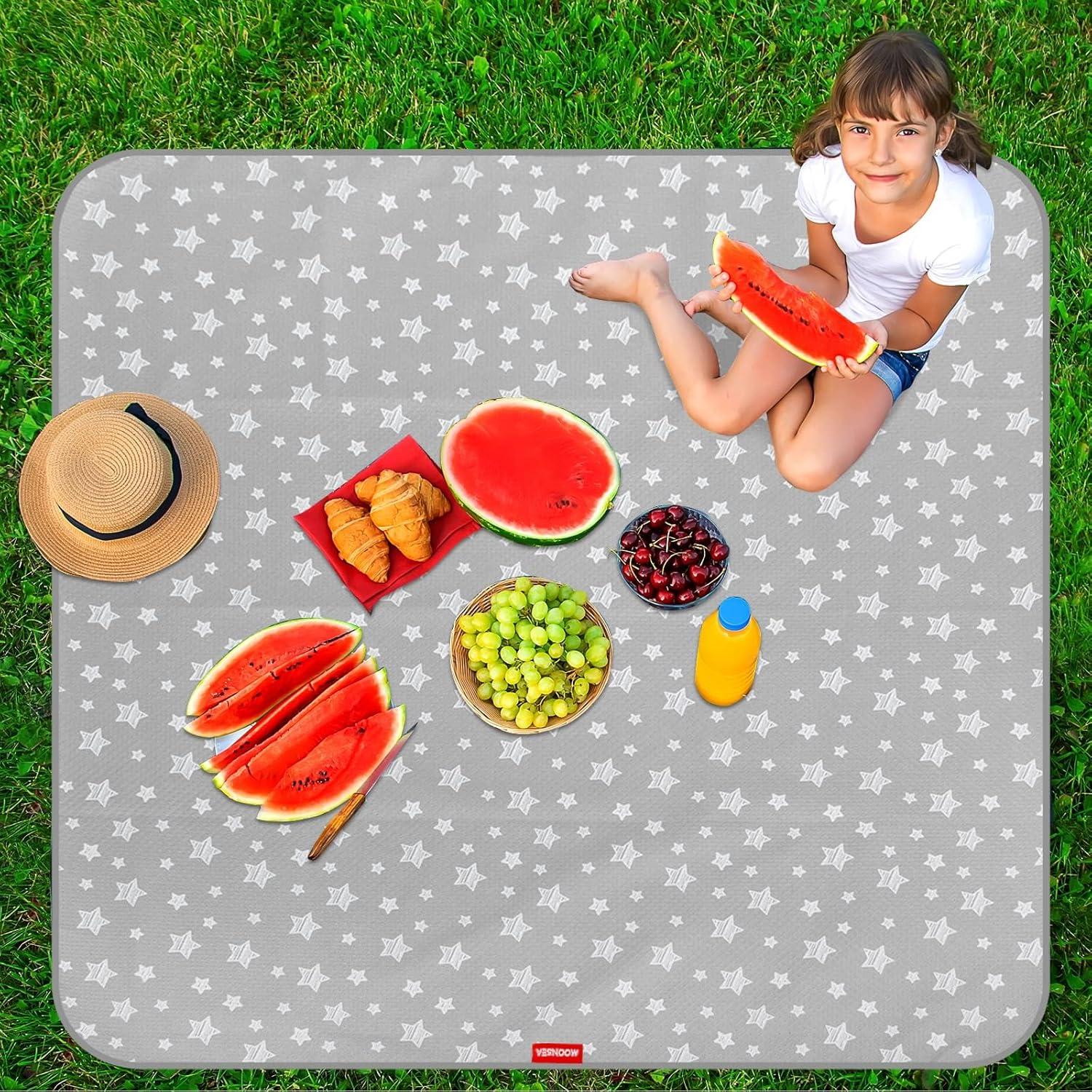 Splat Mat Moonsea 106.68x116.84 cm Estrella Gris Antideslizante