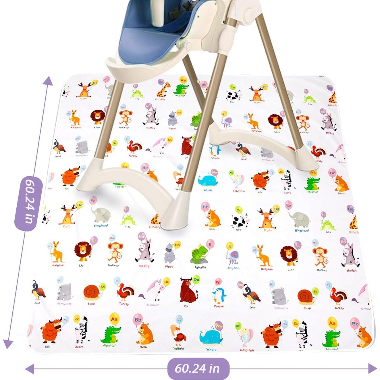 Manta Antideslizante Impermeable DFHY 152.9x152.9 cm para Bebés