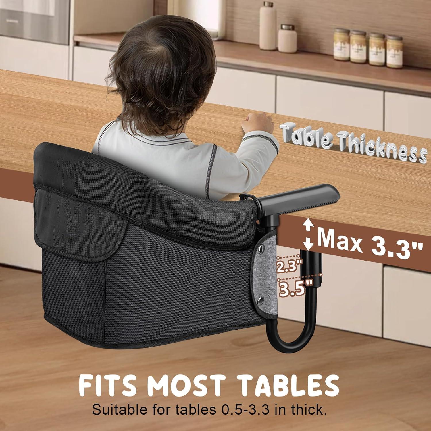 Silla Alta Gancho Baby Bliss Portátil para Bebés 6-36 Meses