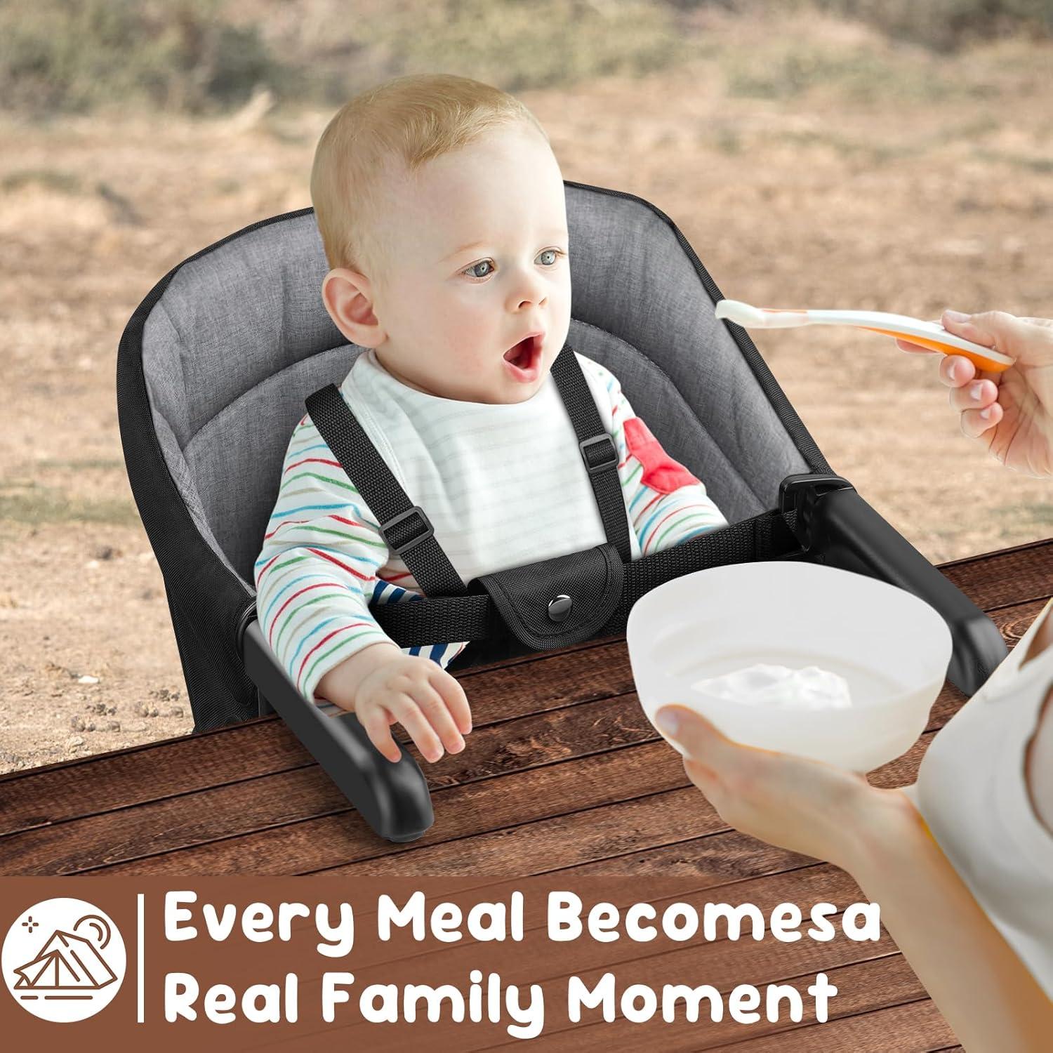 Silla Alta Gancho Baby Bliss Portátil para Bebés 6-36 Meses