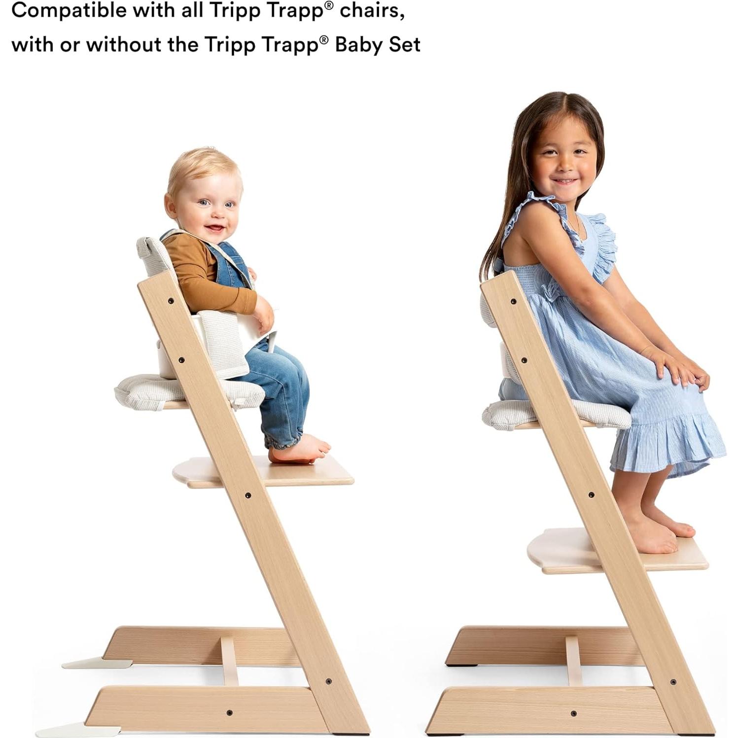 Cojín Clásico Stokke Tripp Trapp Gris Nórdico - Lavable