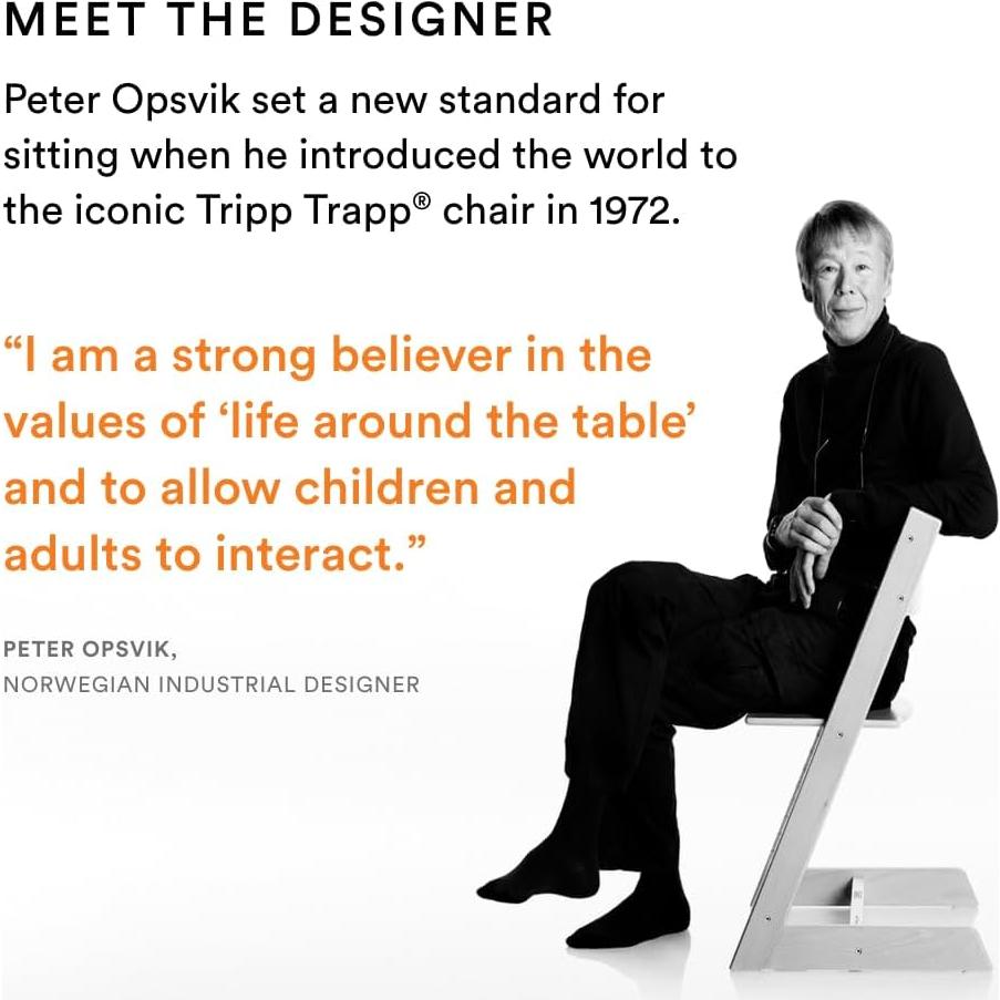 Cojín Clásico Stokke Tripp Trapp Gris Nórdico - Lavable