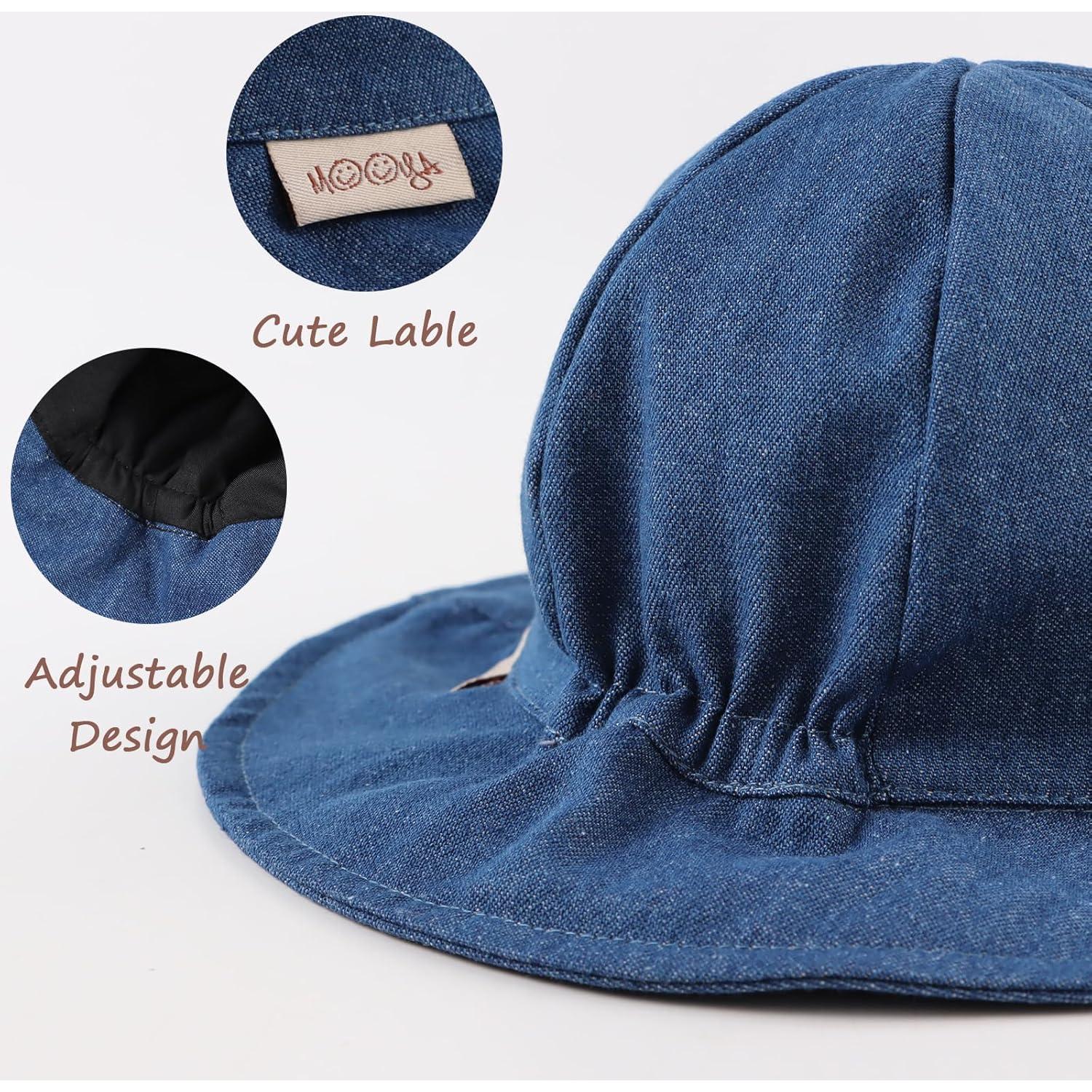 Sombrero de Cubo Floral para Bebé Niña UPF 50+ 6-24 Meses