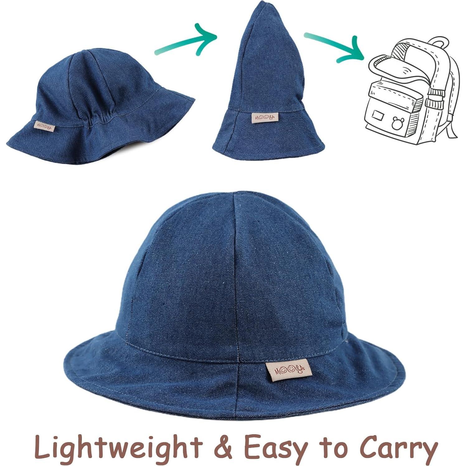 Sombrero de Cubo Floral para Bebé Niña UPF 50+ 6-24 Meses