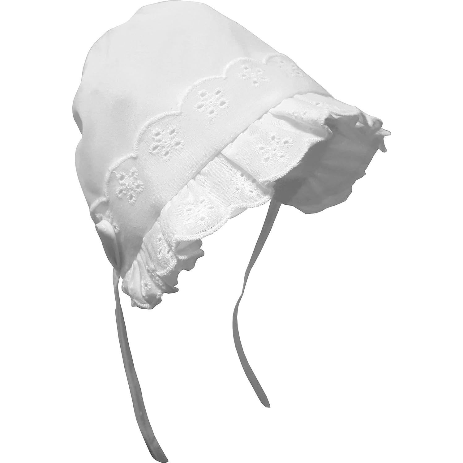 Sombrero de Encaje Blanco N'Ice Caps para Bebés 0-18 Meses