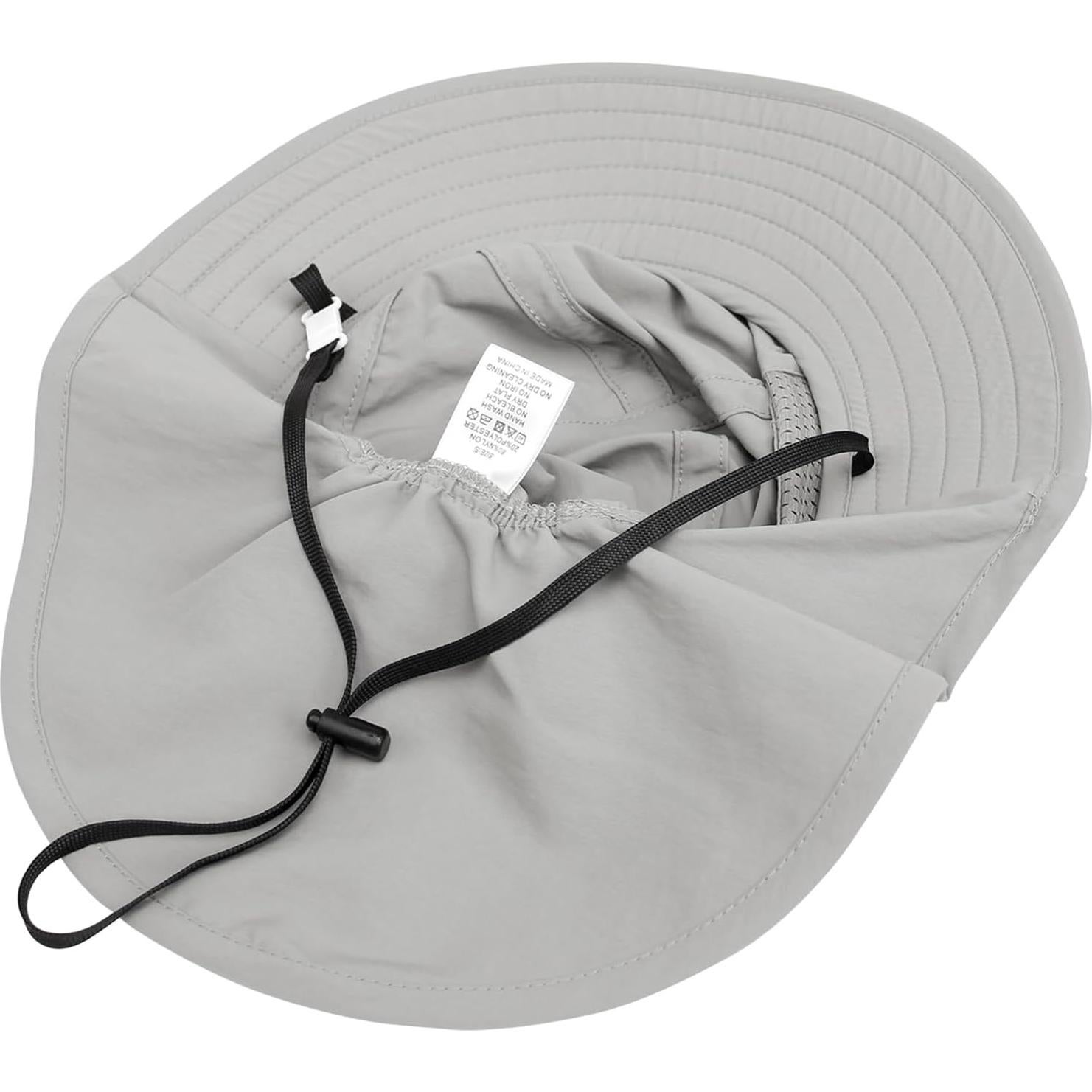 Sombrero de Sol Muryobao UPF 50+ para Niños 3-7 Años Gris