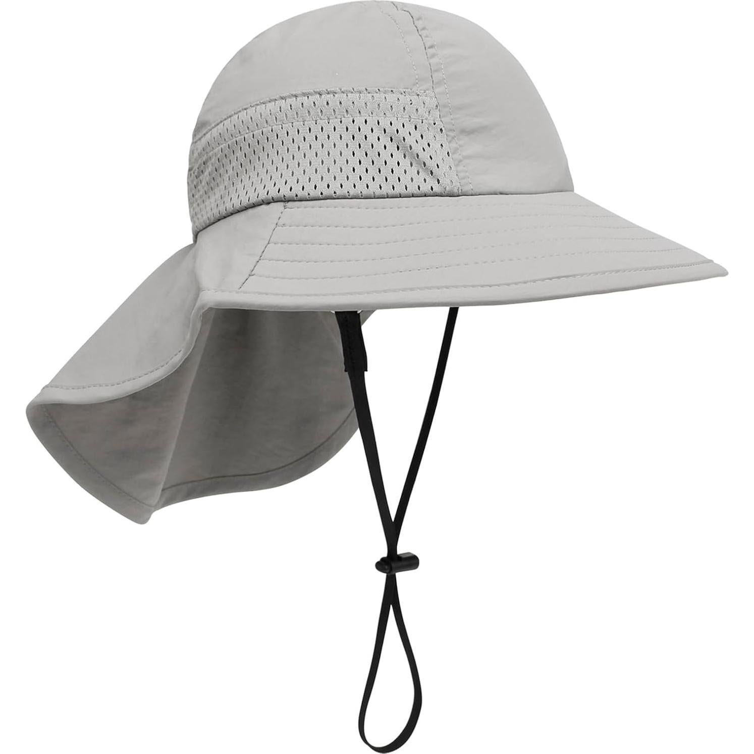 Sombrero de Sol Muryobao UPF 50+ para Niños 3-7 Años Gris