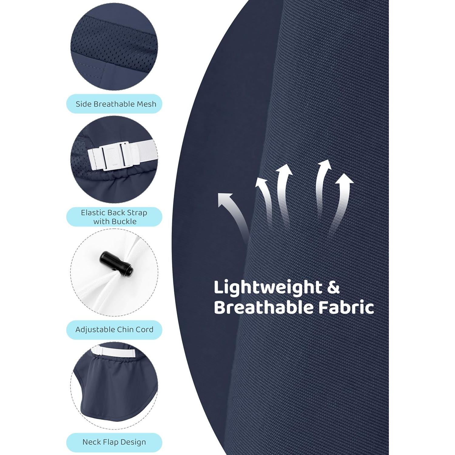 Cooraby Sombrero de Sol UPF 50+ para Bebés 6-24 Meses