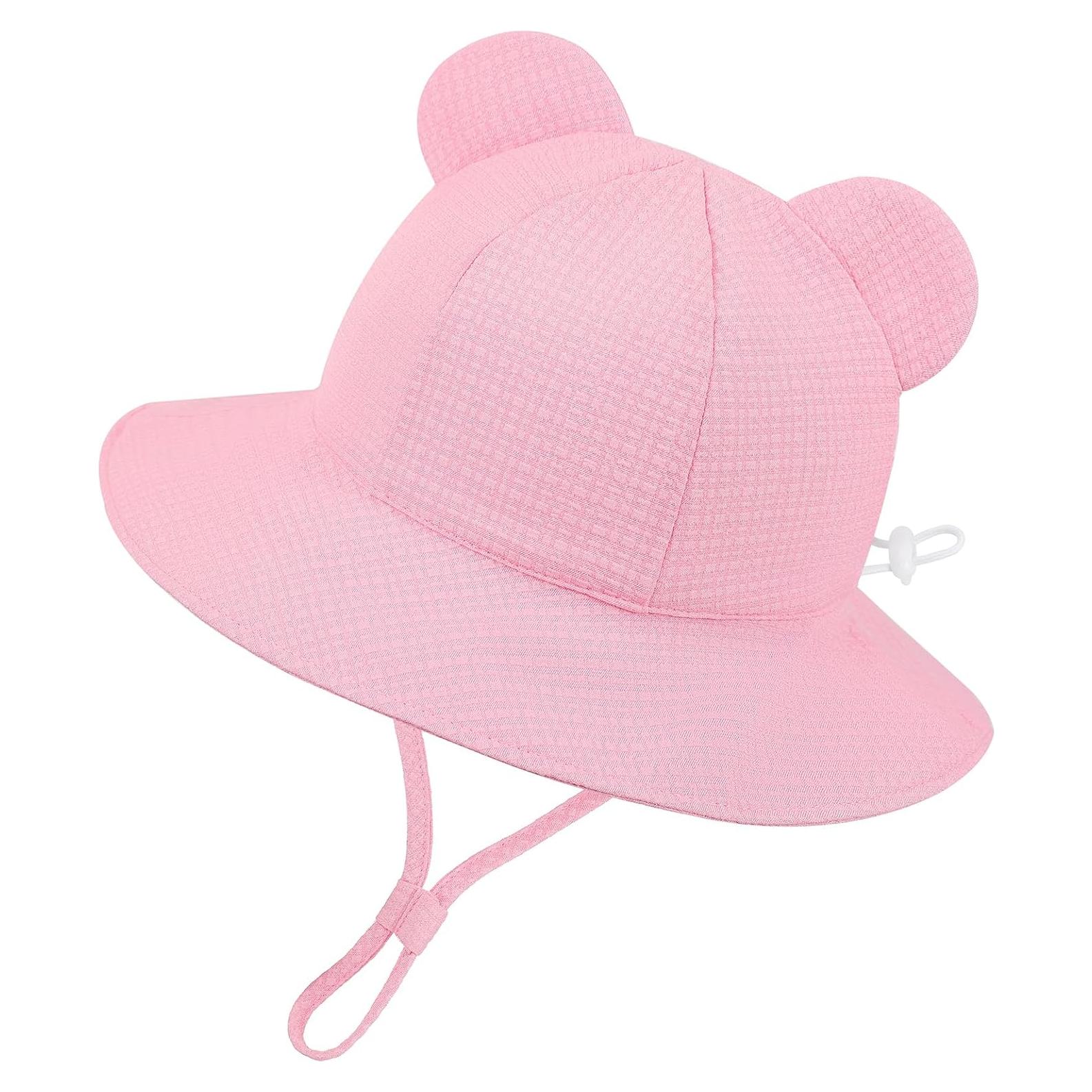 Sombrero de sol ajustable Meaiguo UPF 50+ para niña