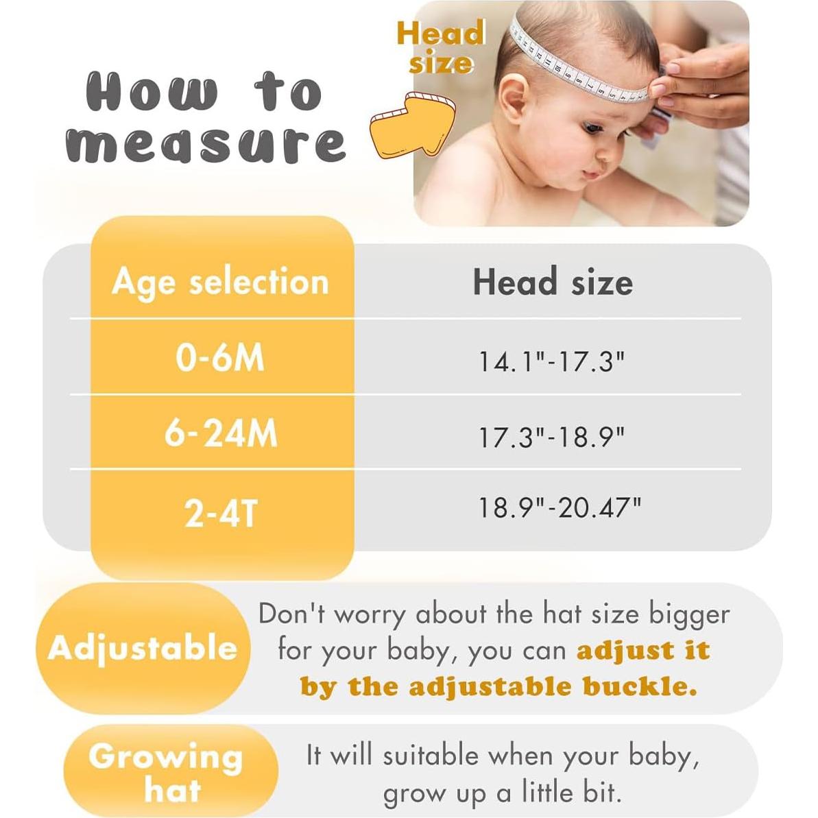 Sombrero de sol ajustable Meaiguo UPF 50+ para niña