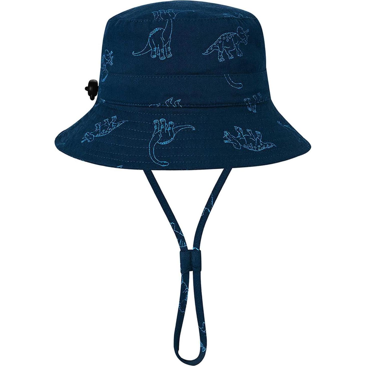 Sombrero de Sol para Bebé Dinosaurio UPF 50+ Ajustable