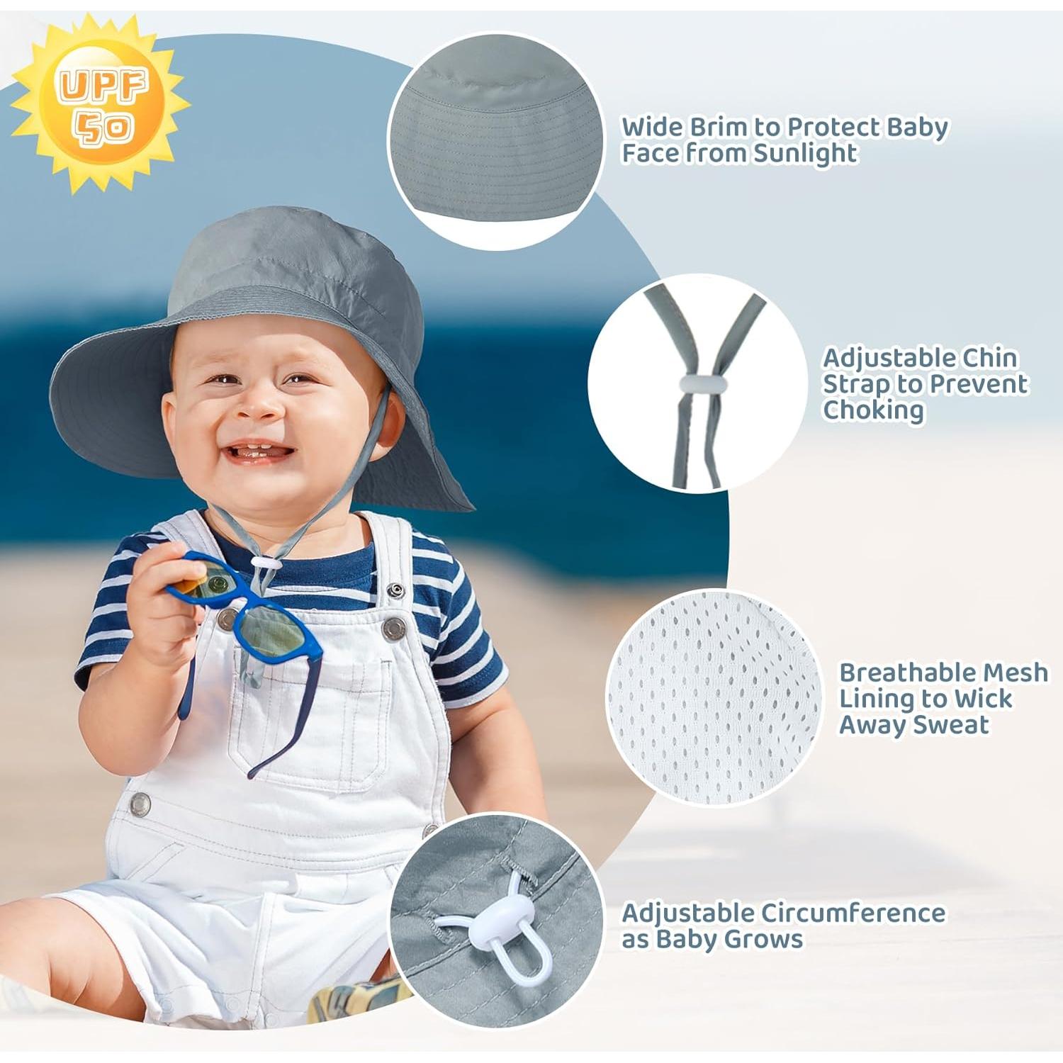 Sombrero de Sol UPF 50+ American Trends para Bebés 0-5 Años