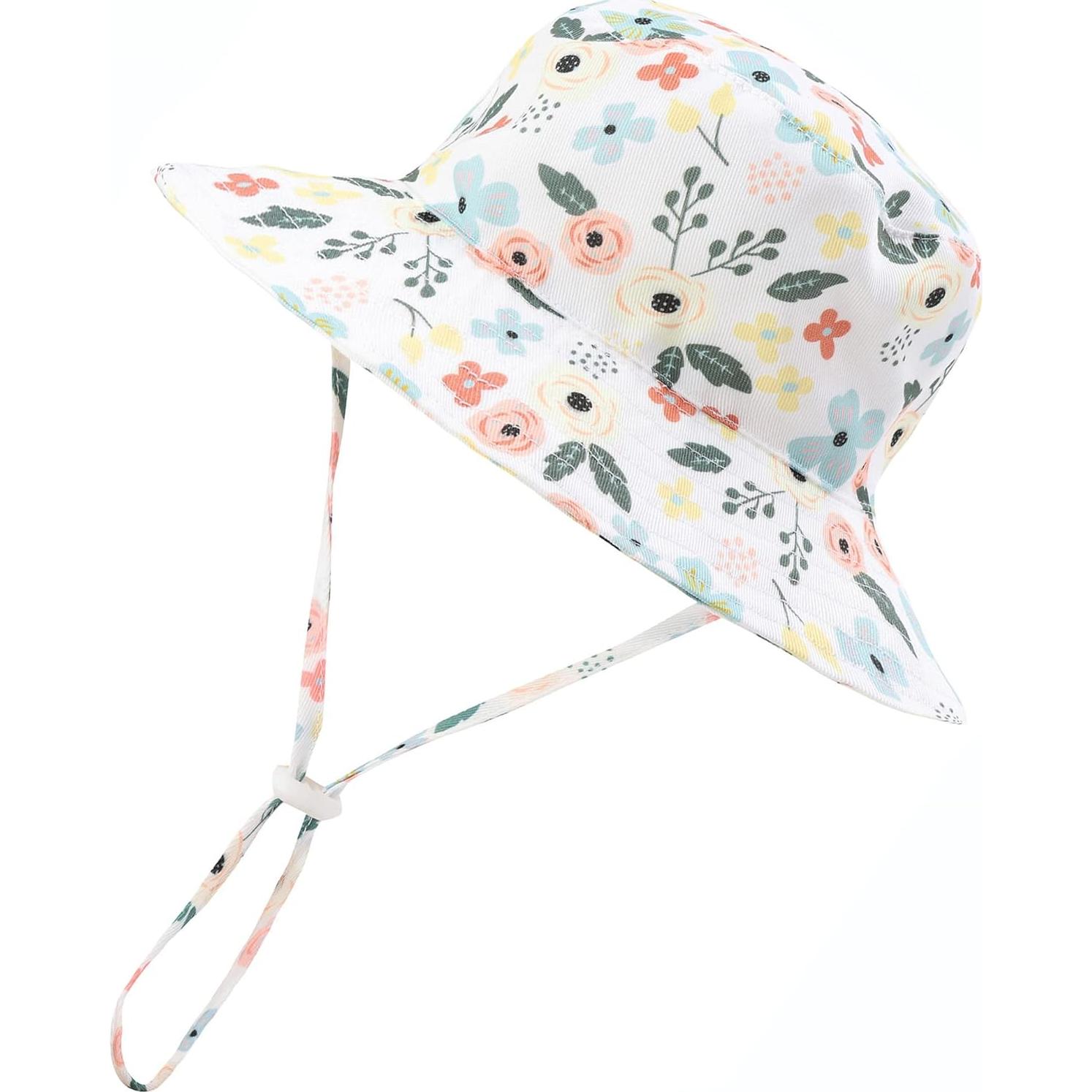 Sombrero de sol para bebé BU-001, UPF 50+, 0-4 años