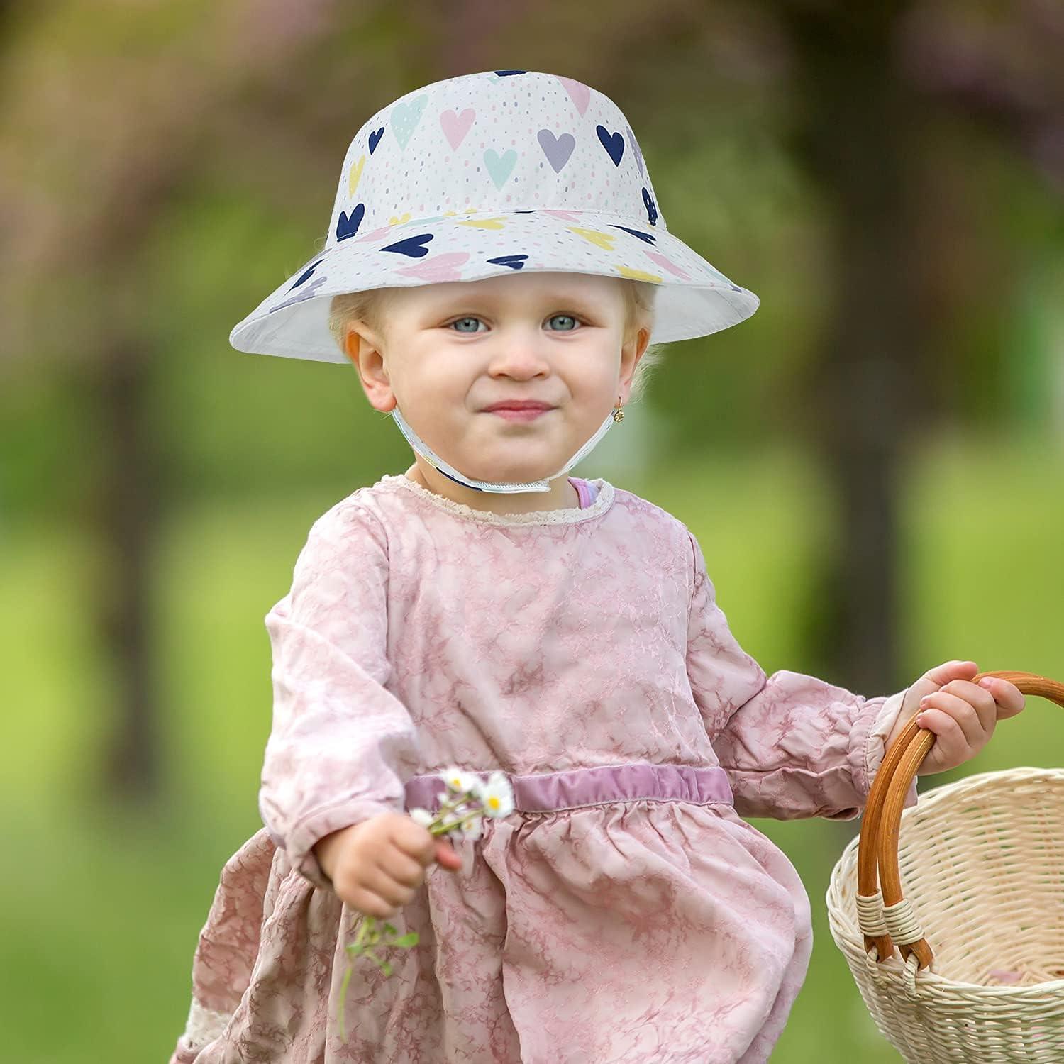 Sombrero de sol reversible para bebé UPF 50+ - 3 tamaños