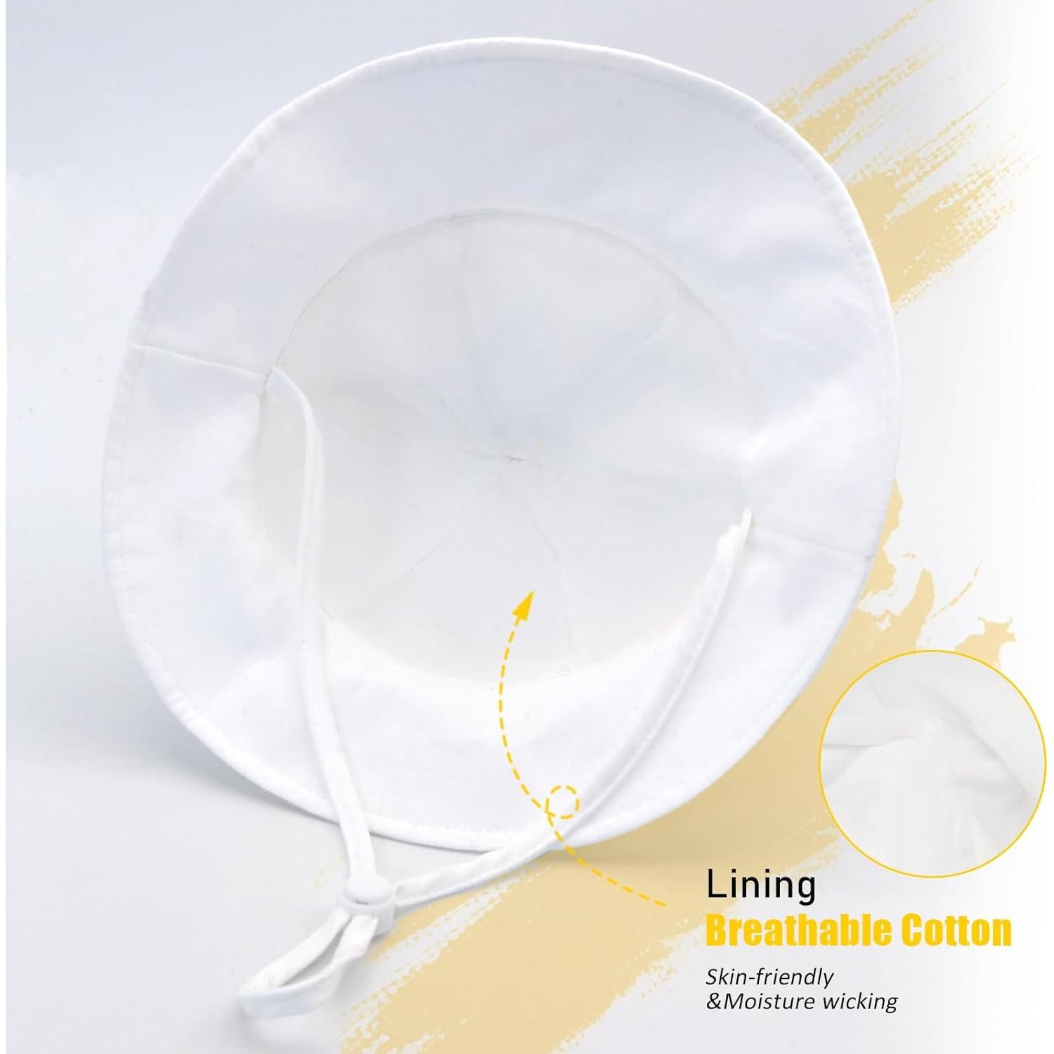 Sombrero de Sol para Bebés POMIJIAN UPF 50+ con Orejas