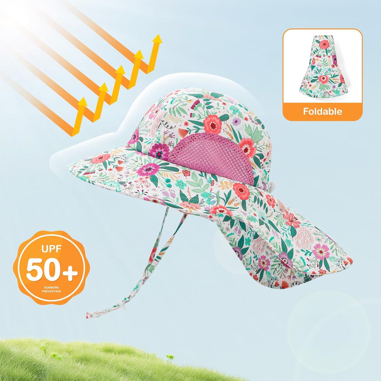 Sombrero de Sol Bebé Efface UPF 50+ Ajustable 6-24 Meses
