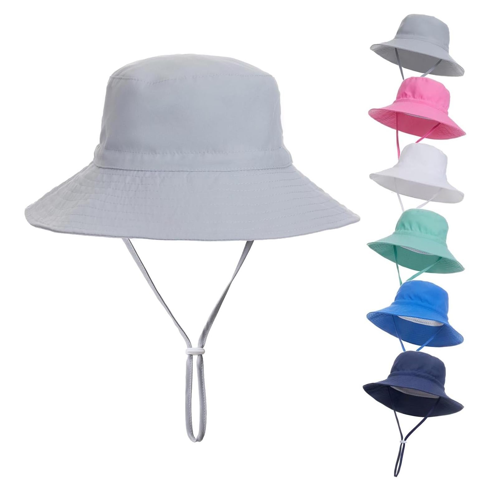 Sombrero de Sol EMTSEB UPF 50+ para Bebé 0-6 Años Gris