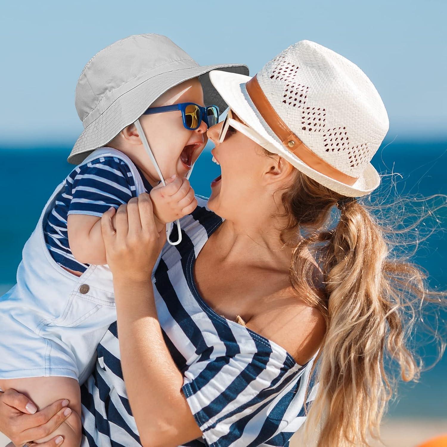 Sombrero de Cubo Protector Solar Poroka para Bebés 0-24 Meses