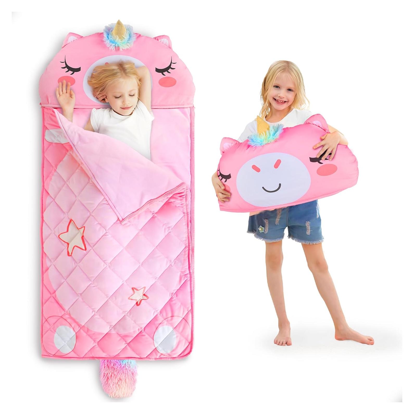 Saco de Dormir Unicornio iPlay, iLearn 137x69 cm para Niños