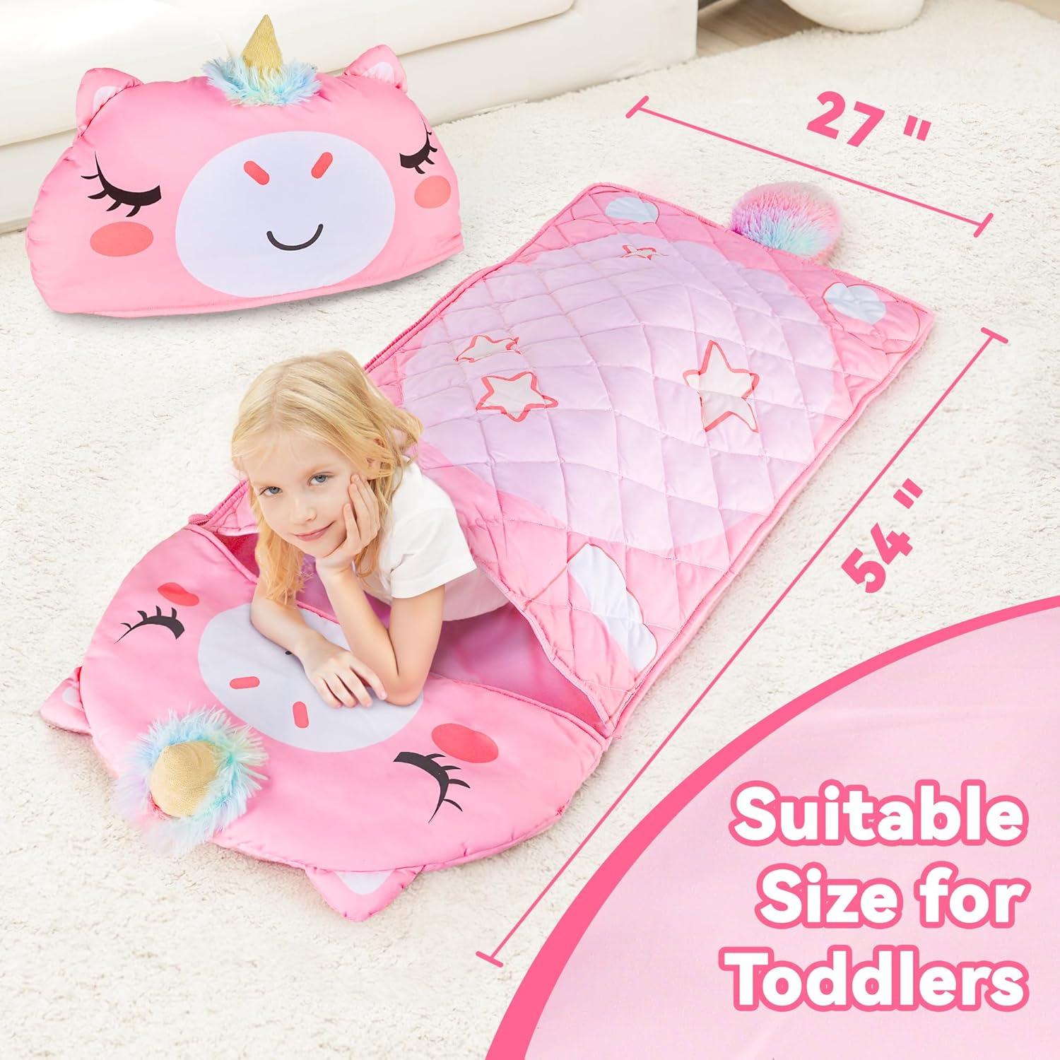Saco de Dormir Unicornio iPlay, iLearn 137x69 cm para Niños