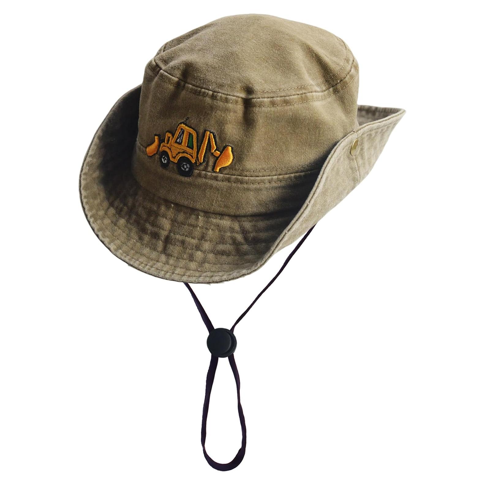 Sombrero de Sol Safari para Niños Caqui UPF 50+ 2-8 años