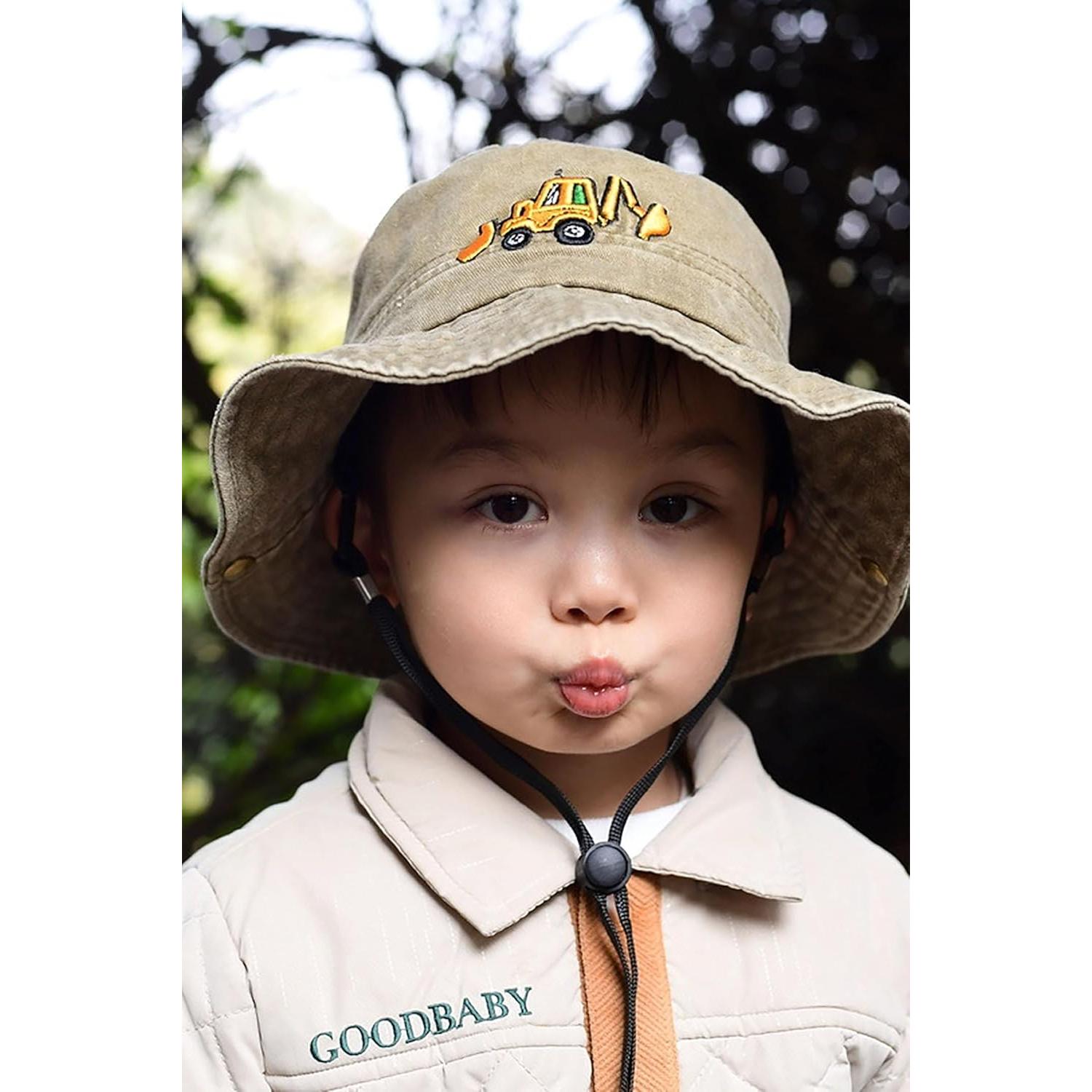 Sombrero de Sol Safari para Niños Caqui UPF 50+ 2-8 años