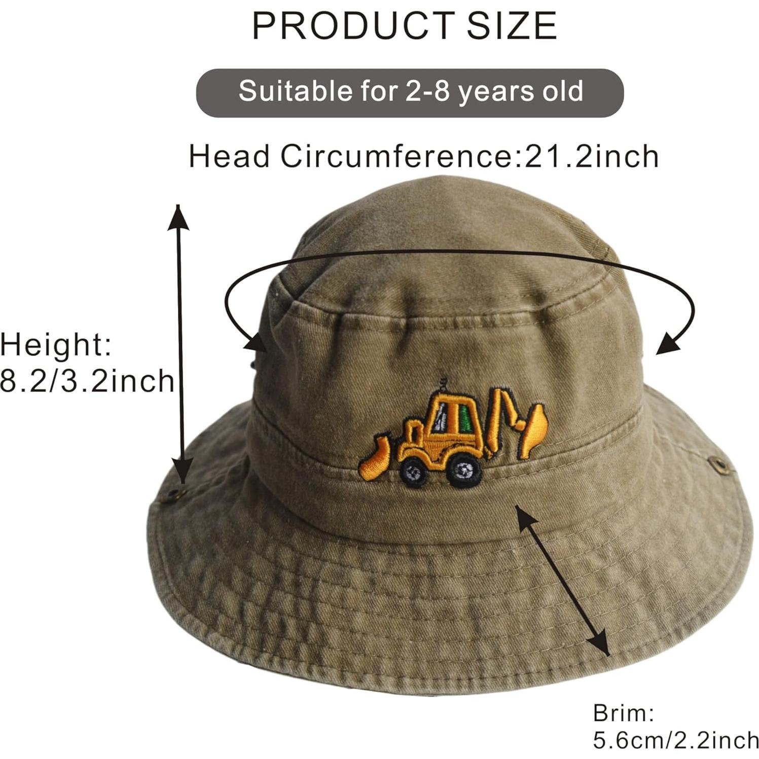 Sombrero de Sol Safari para Niños Caqui UPF 50+ 2-8 años