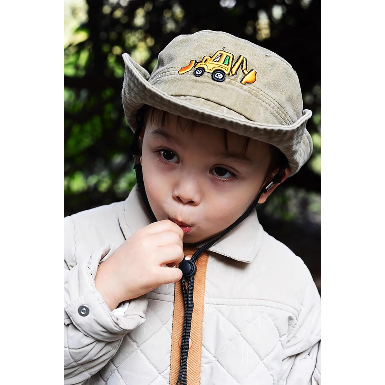 Sombrero de Sol Safari para Niños Caqui UPF 50+ 2-8 años