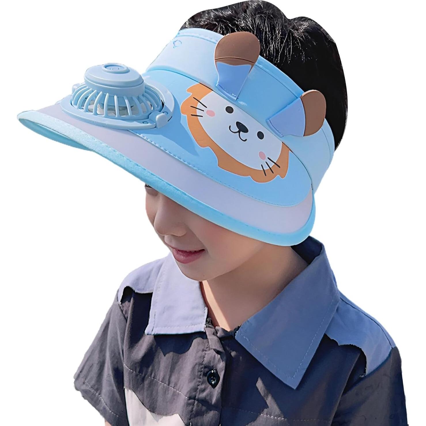 Gorra Solar con Ventilador Holiberty UPF50+ Niños 3-10A