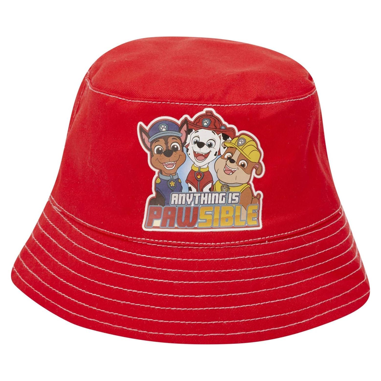 Gorra de Cubo Paw Patrol Nickelodeon para Niños 4-7 Años