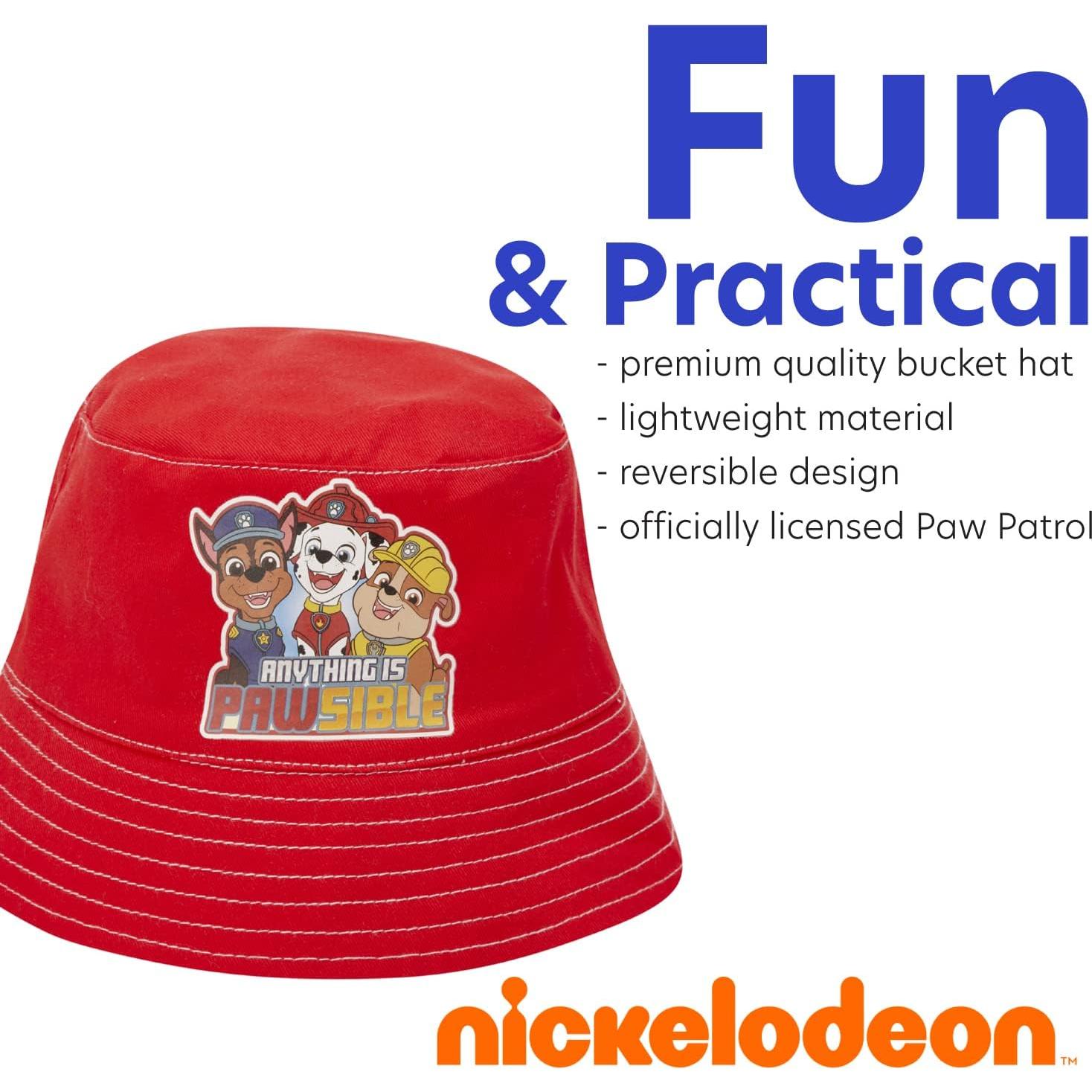 Gorra de Cubo Paw Patrol Nickelodeon para Niños 4-7 Años